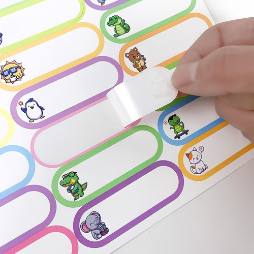 10pcs Nombre Pegatinas Etiquetas Etiquetas Pegatinas Para La
