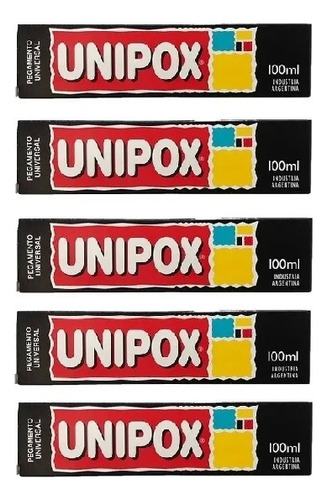 5 Adhesivos Universales  Unipox X 100ml