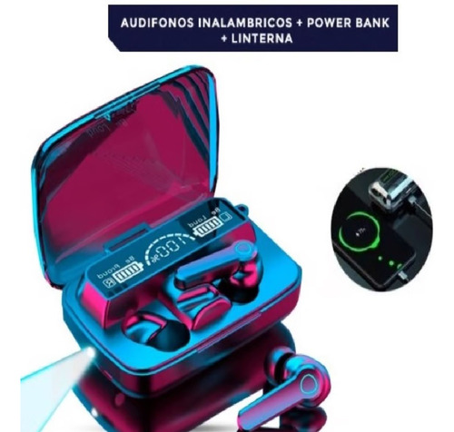 Audífono Inalámbrico Bluetooh M19 Gamers Manos Libres Black