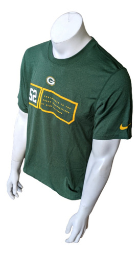 Nike Dri-fit Men's Green Bay Packers Engineered Clay Mat Eep