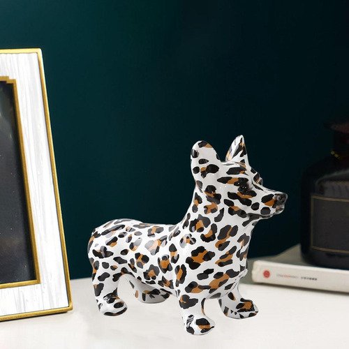 Estatua De Perro Color Creativo Muebles Para El Estilo 3