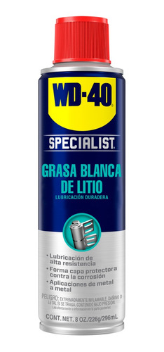 Grasa Blanca De Litio 8 Oz Wd-40 Specialist