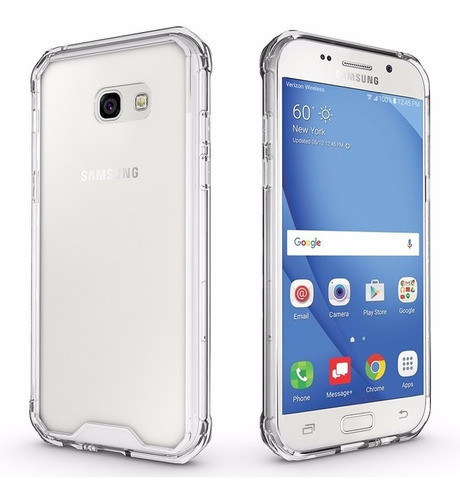 Funda de doble protección antichoque de primera calidad para Galaxy A5 2017 A520, color transparente