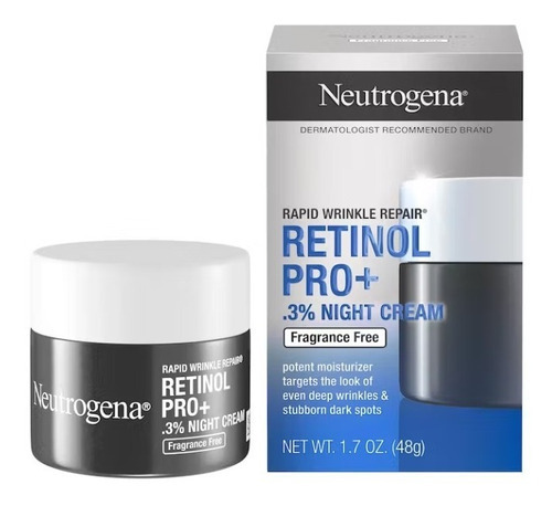 Neutrogena Rapid Wrinkle Retinol Pro+ Crema Antiarrugas 48g Momento de aplicación Noche Tipo de piel Todo tipo de piel