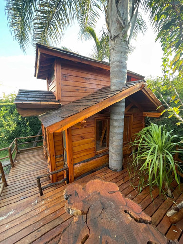 Casa En El Árbol De Madera Casita Del Árbol Infantil Juegos