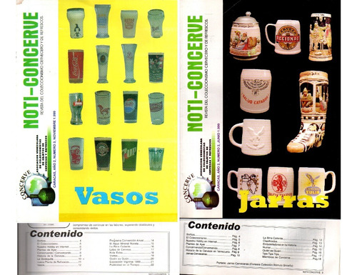 Revista Venezolana De Coleccionismo De Botellas Y Vasos 1999