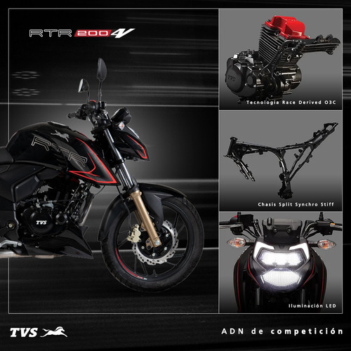 Tvs Rtr 200 Fi 4v (no Bajaj Ktm Ns Yamaha Fz Honda Cb Ybr)