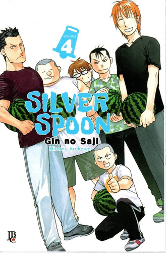 Silver Spoon - Gin No Saji - Nº 4 - Em Português - Editora Jbc 04 - Capa Mole - 2022 - Bonellihq - Cx341 B23