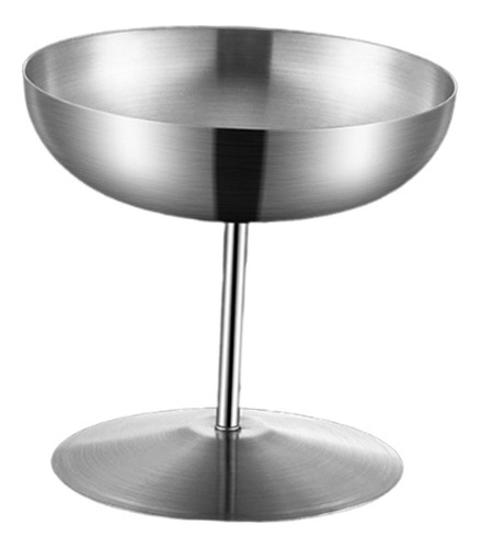 Cazón De Postre Sorbet Bowl Bocina De Ensalada 150 Ml Plata