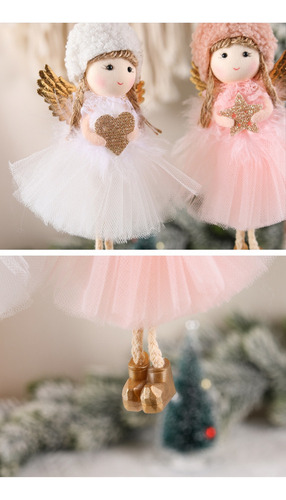 G A Colgante Navideño Con Forma De Muñeca De Hadas, 6