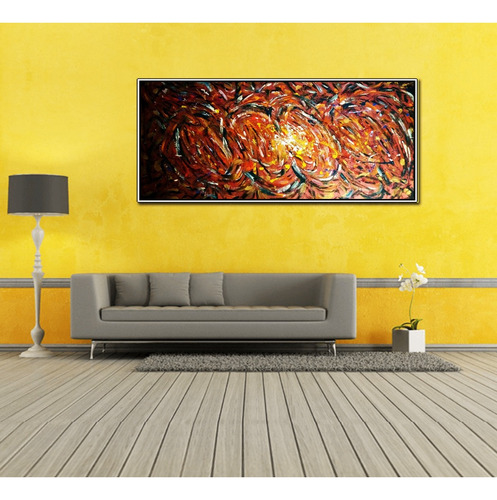 Imagen 2 de 2 de Cuadro Unico Cazart Original Pintado A Mano Tela Y Bastidor