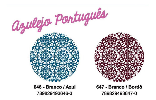Folha De Eva Estampado Azulejo Português 40x60cm -5 Unidades
