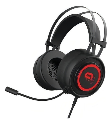 Audifonos Alpha Gaming Titan Stereo Hi Fi 2.1 Led 7 Colores Color Negro