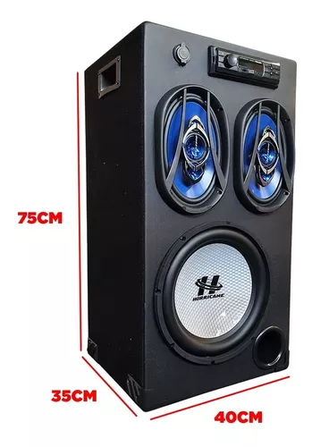 Caixa de Som Automotiva Bob Sub de 12 Falante 6x9 1 Tweeter - SHOP ANTENAS