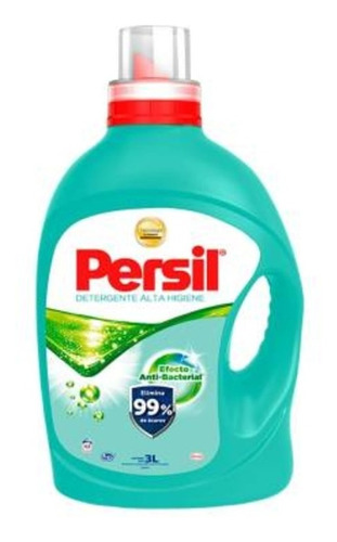 Detergente Líquido Persil Efecto Antibacterial 3l