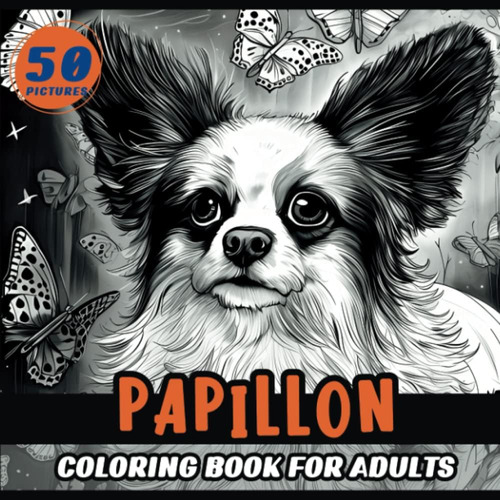 Libro: Papillon Coloring Book For Adults: An Adult Coloring 