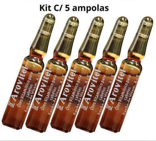Arovitel Vitamina A+e Kit C/5un 2ml