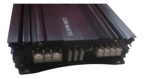 Imagen 3 de 4 de Amplificador Fuente Carbón 1200w 1 Canal Clase D