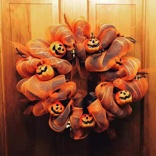 - Corona De Halloween For Colgar En La Puerta, Guirnalda De