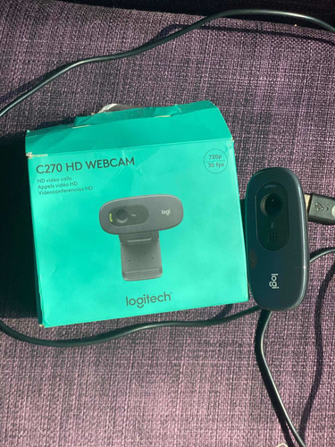 Cámara Videoconferencias Webcam Logitech C270 Hd Gtía 1 Año