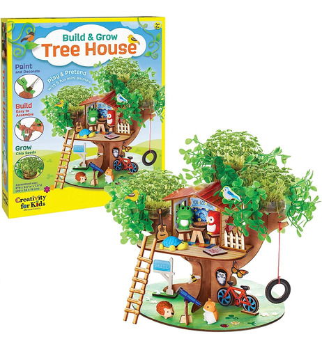 Creativity For Kids Build And Grow Tree House Craft Kit - Ju