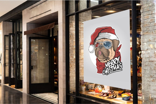 Imagen 8 de 10 de Vinilos Para Vidrieras - Felices Fiestas