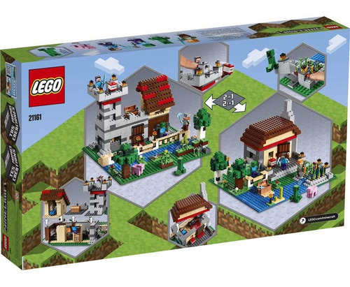 Lego Minecraft The Crafting Box 3.0 21161 - Castle And Farm
