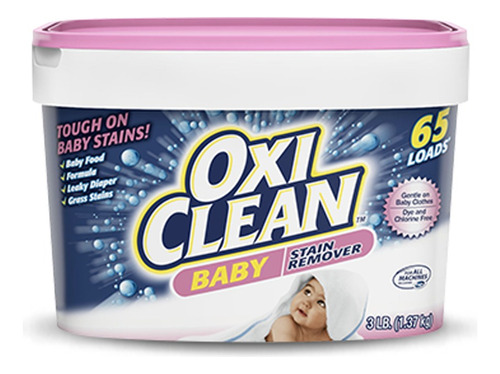 Oxiclean Quitamanchas En Polvo Bebé 1,36 Kg