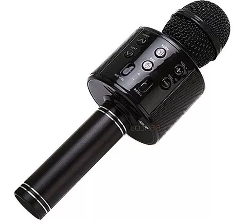 Microfone Bluetooth Sem Fio r Karaoke Reporter Cores Com