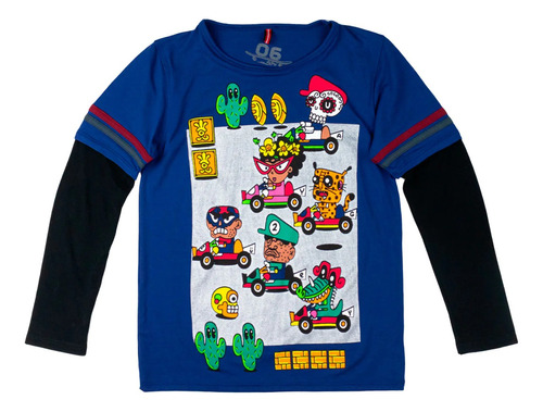 Playera Para Niño Ay Güey Karts 