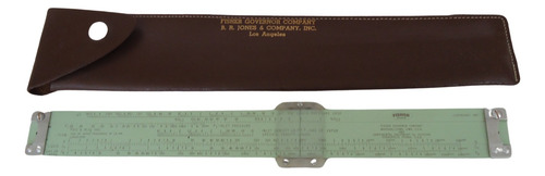 Regla De Cálculo Pickett N-1041-g Fisher Vintage Con Funda (Usado)