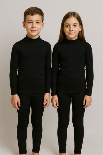 Polera Termica Niños Niñas Unisex, Frizadas Super Abrigadas!