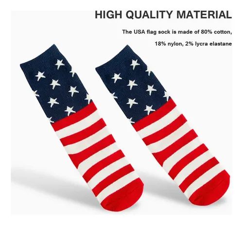 Calcetines De Bandera De Estados Unidos Para Nios, Calcetine