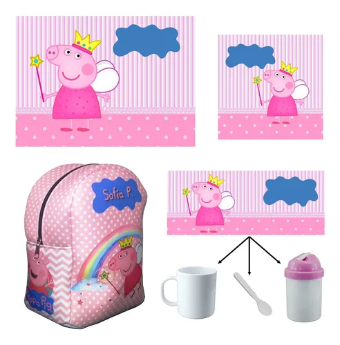 Mochila de peppa pig para jardin hot sale