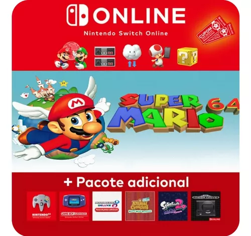 Nintendo Switch Online + Pacote adicional: três novos jogos do