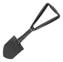 Comprar Pala Portátil Plegable Negra  Camping Trekking Montañismo 