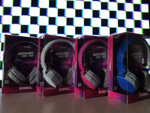 AURICULARES INALAMBRICOS BLUETOOTH Soul S600 AUR-BT881 - Rosa/Gris