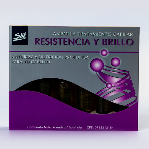 Ampolla Tratmnto Capilar Rsistncia Y Brillo (kit 6und)-slik