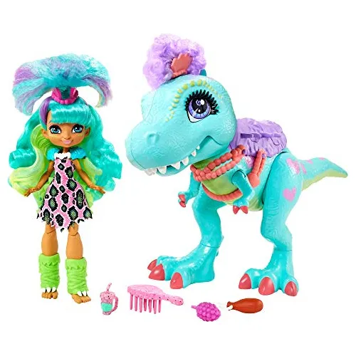 Rockelle Doll Y Tyrasaurus Dinosaur Pal Playset Accesor...