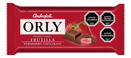 Ambrosoli Chocolate Orly Frutilla 115 Gr