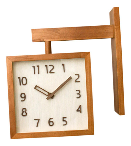 Reloj De Pared Decorativo Para El Hogar, Marrón Oscuro