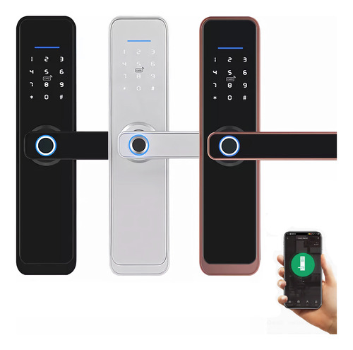 Cerradura Inteligente Smart Chapa Biometrica 3 Colores Wifi 