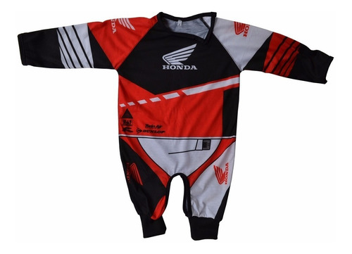 Body Bebes Niño Pañalero Honda Cuatri Moto Premium