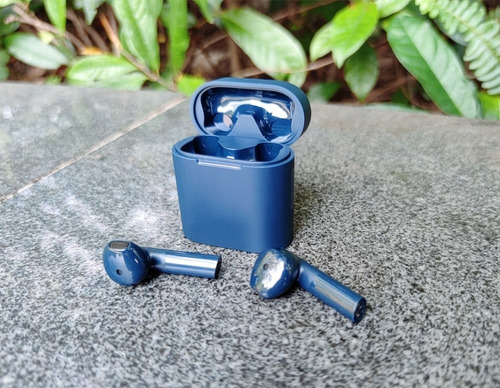 Imagen 3 de 5 de Auriculares Inalámbricos Haylou Moripods Bluetooth Azul Aptx
