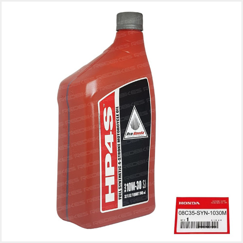 Aceite Original Pro Honda Hp4s 4t 10w30 100% Sintetico Ph