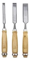 Comprar Juego Formones Cinceles De 3 Piezas Mango Madera Smart-tools