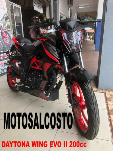 Imagen 4 de 4 de Moto Daytona Wing Evo Ii 200cc Escape Escondido Y Disco Post