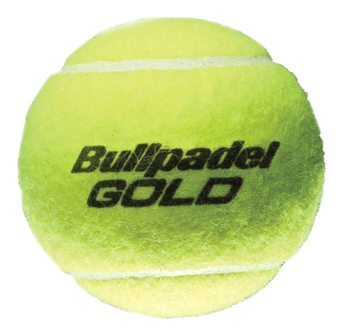 Imagen 3 de 6 de Tubo Pelotas Padel Bullpadel Gold X 3 Importadas Paddle
