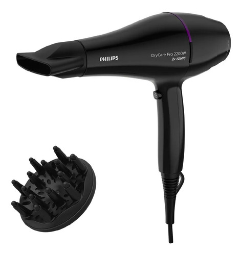 Secador Pelo Philips Bhd274 6 Velocidades 2200w Profesional