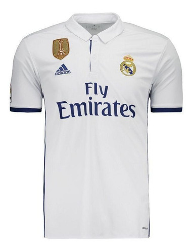 Camisa adidas Real Madrid Home 2017 Com Patch